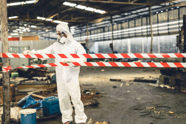 Professional Drug Lab Cleanup technician working in Greenville, TX